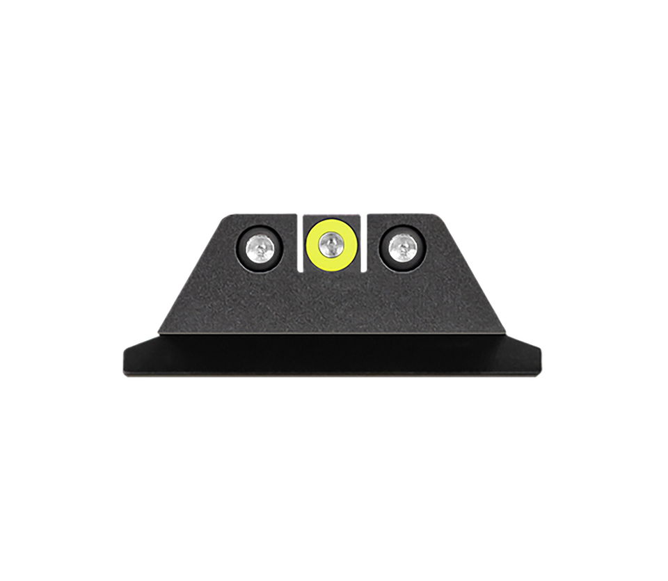 Night Fision Tritium Night Sights for Smith & Wesson M&P/M&P M2.0 - Green/Yellow Front, Green/Black Rear