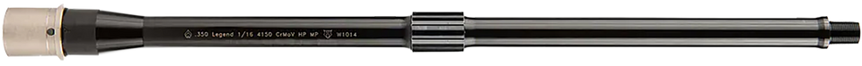 Ballistic Advantage 16" 350 Legend Hanson Profile AR-15 Barrel with Low Pro Gas Block