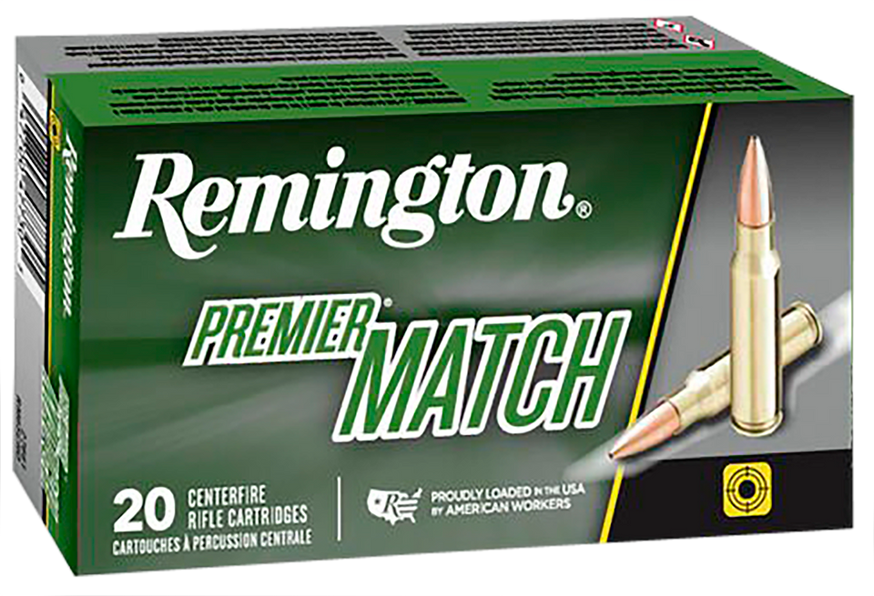Remington Premier Match .223 Rem 69gr Sierra MatchKing BTHP - 20 Rounds/Box, 10 Boxes/Case