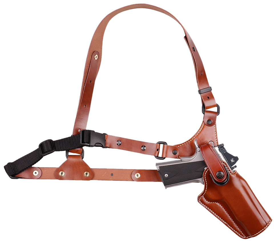 Galco GA228R Great Alaskan Chest Holster for Glock 20/21, Tan, Fits Up To 54" Chest