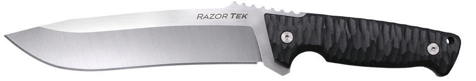 Cold Steel Razor Tek EDC Fixed Blade Knife with Satin 4116 Krupp SS Blade and Textured Handle