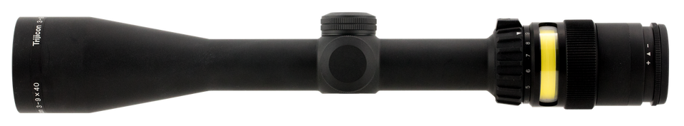 Trijicon AccuPoint 3-9x40mm Illuminated Duplex Crosshair Scope with Amber Dot Reticle