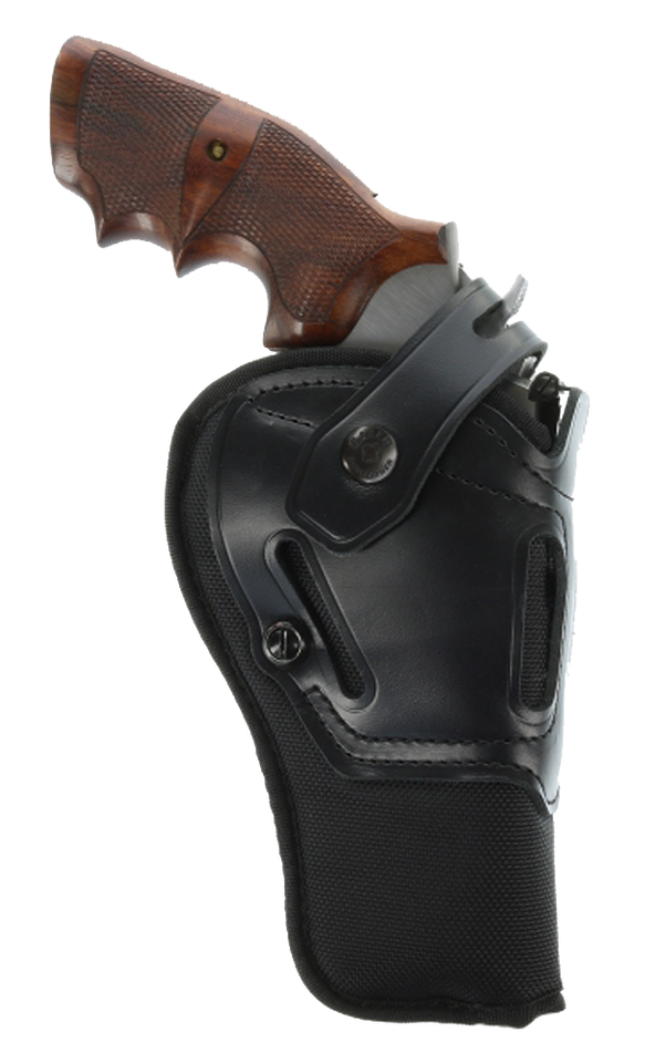 Galco SR86B Switchback OWB Black Leather Holster for S&W X Frame 500/Taurus Raging Bull 6.50" Barrel Ambidextrous