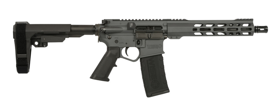 WA-15B 300 Blackout Gray 10.5" with SBA3 Brace