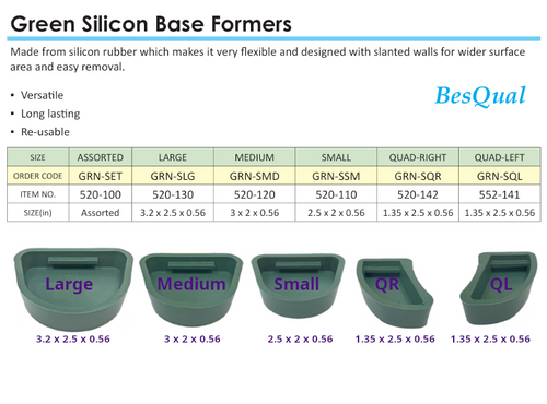 Green Silicone Base Form - KIT