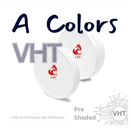 CAD/CAM Zirconia VHT SHADE A COLORS