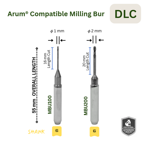 CAD/CAM Milling Bur DLC Arum Compatible