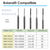 CAD/CAM Milling Diamond Bur Roland Compatible