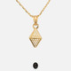 Hive 18k Gold Plated Silver Necklace