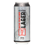 NZ Lager Strong 7.0% 500mL Cans 24 Pack