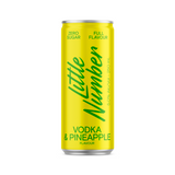Little Number Vodka Pineapple 5% 250mL Cans 12 Pack