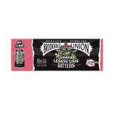 Brookvale Union Vodka Lemon, Lime and Bitters Low Sugar 6.0% 330ml Can 10 Pack