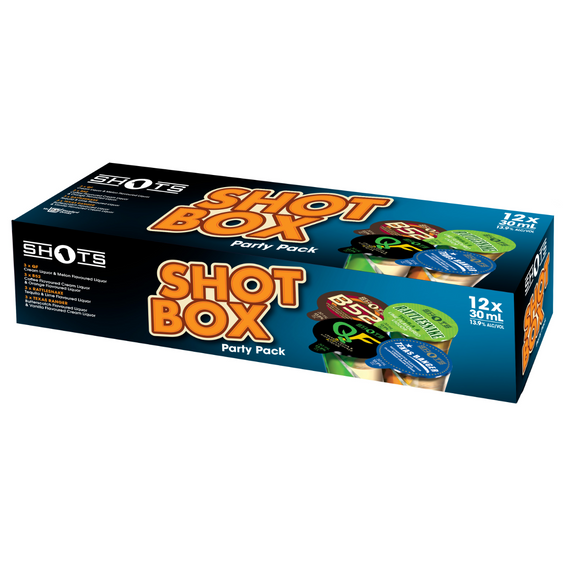 Shots Party Pack Mixed 13.9% 30mL 72 Pack