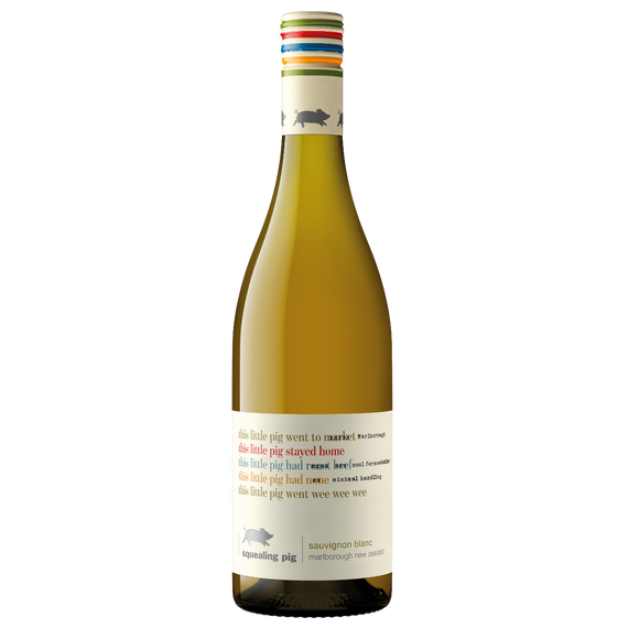 Squealing Pig Marlborough Sauvignon Blanc 12.5% 750mL Bottles 6 Case