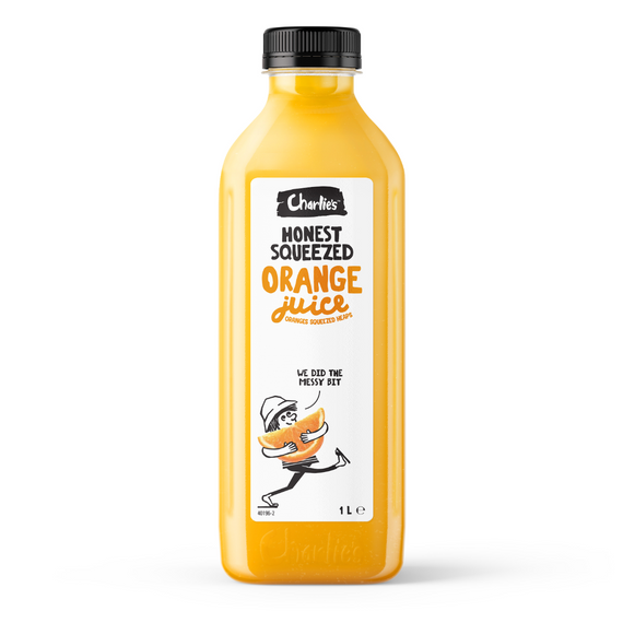 Charlie's Orange Juice 1L 12 Pack