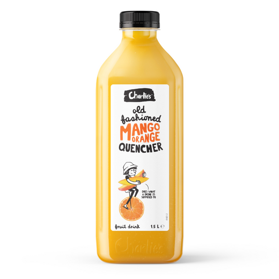 Charlie's Quencher Mango Orange 1.5L 8 Pack