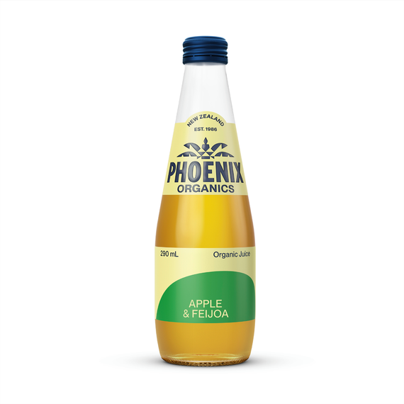 Phoenix Org Apple & Feijoa Juice 290ml 15 Pack