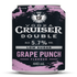 Vodka Cruiser Double Grape Punch Low Sugar 5.7% 440ml Can 24 Pack