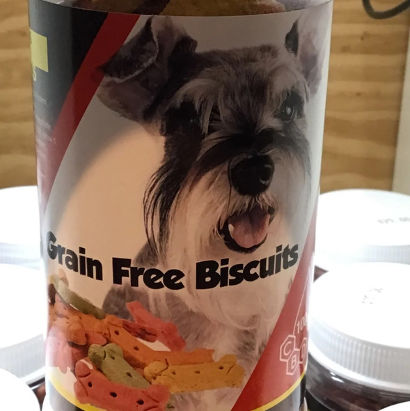 Healing Nation CBD GRAIN FREE BISCUITS DOG TREATS 100mg