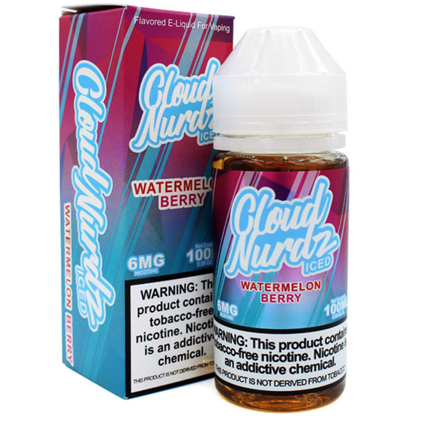 Cloud Nurdz 6MG FREEBASE & ICED E-liquid - 100ML