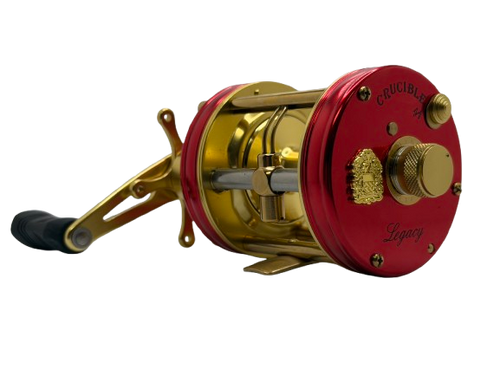 Crucible Legacy 6500CB Baitcast Reels.  This reel has a 5.3:1 Gear Ration, 6+1 Ceramic Bearings and Bait Clicker.