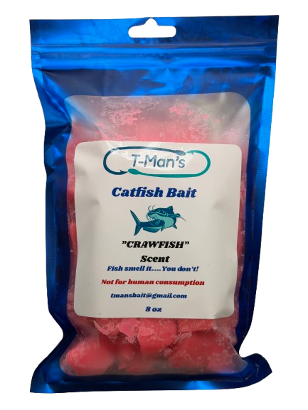 Crawfish Scent Catfish Bait (Pink)
