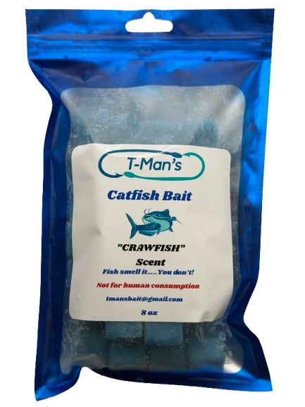 Crawfish Scent Catfish Bait (Blue)