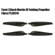 23inch Martin CF Folding Propeller(4pcs)(TL3024)