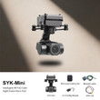 SYK-Mini AI 4K Full-Color Night Vision Camera with 3-axis Gimbal