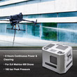 AeroClean T-M400C Tethered Cleaning & Power Solution for DJI Matrice 400 Drone: High-Altitude Building Cleaning with Unlimited Power