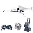 AeroClean T-M400C Tethered Cleaning & Power Solution for DJI Matrice 400 Drone: High-Altitude Building Cleaning with Unlimited Power