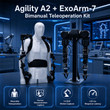 Agility A2 + ExoArm-7 Bimanual Teleoperation Kit for VLA Data Collection & Robot Learning