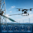 AeroClean F30 10MPa Power-Line Insulator Cleaning System for DJI FlyCart 30 | 10m Spray & Laser-Ranged UAV Kit