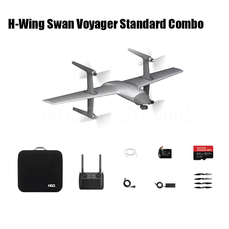 H-Wing Swan Voyager VTOL FPV Flying Wing1