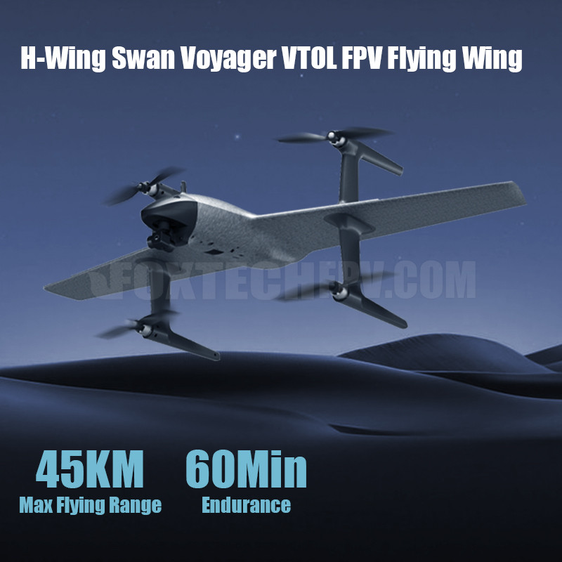 H-Wing Swan Voyager VTOL FPV Flying Wing