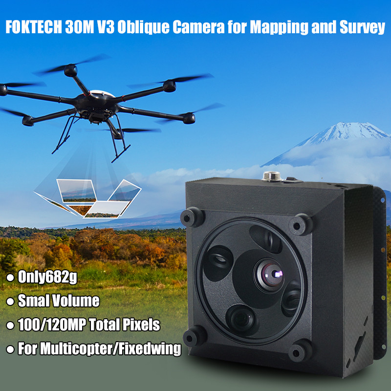 Veo3 カメラ ジャンク FOXTECH 3DM V3 Oblique Camera for Mapping and Survey