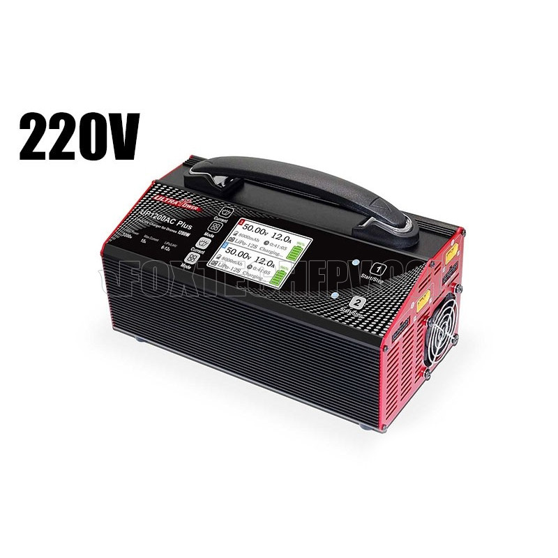 Ultra Power UP1200AC PLUS 2X600W 15A 6-12S Battery UAV Drone Charger