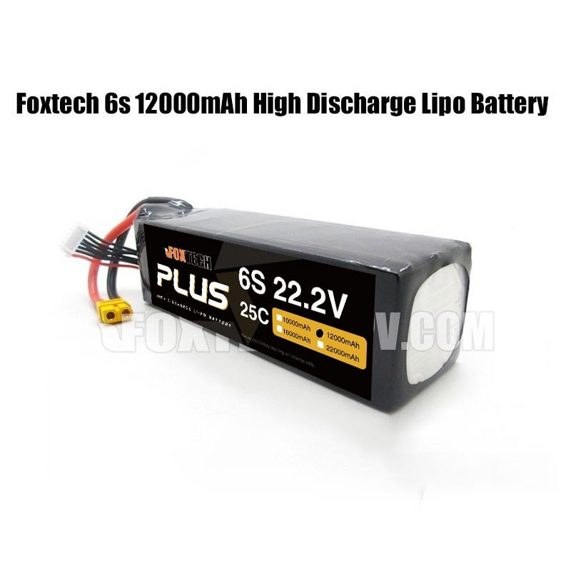 6s 12000mAh High Discharge Lipo Battery