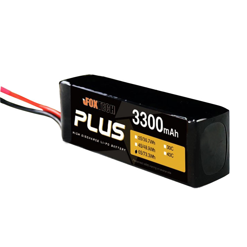 Foxtech 6s 3300mAh High Discharge Lipo Battery foxtech-6s-3300mah-high-discharge-lipo-battery