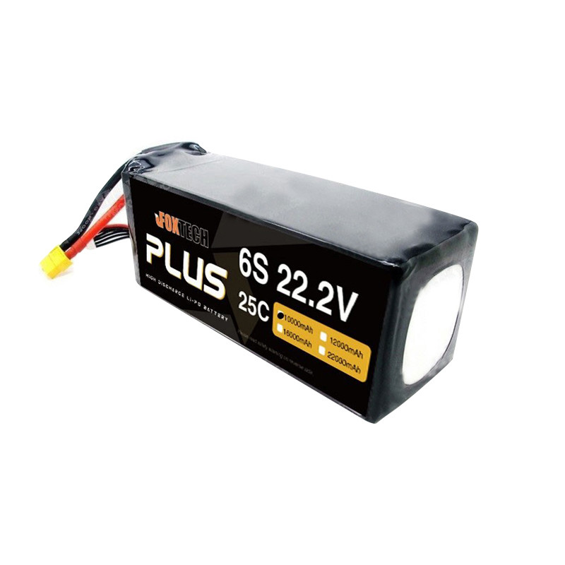 Foxtech 6s 10000 mah Lipo Battery High Discharge for RC