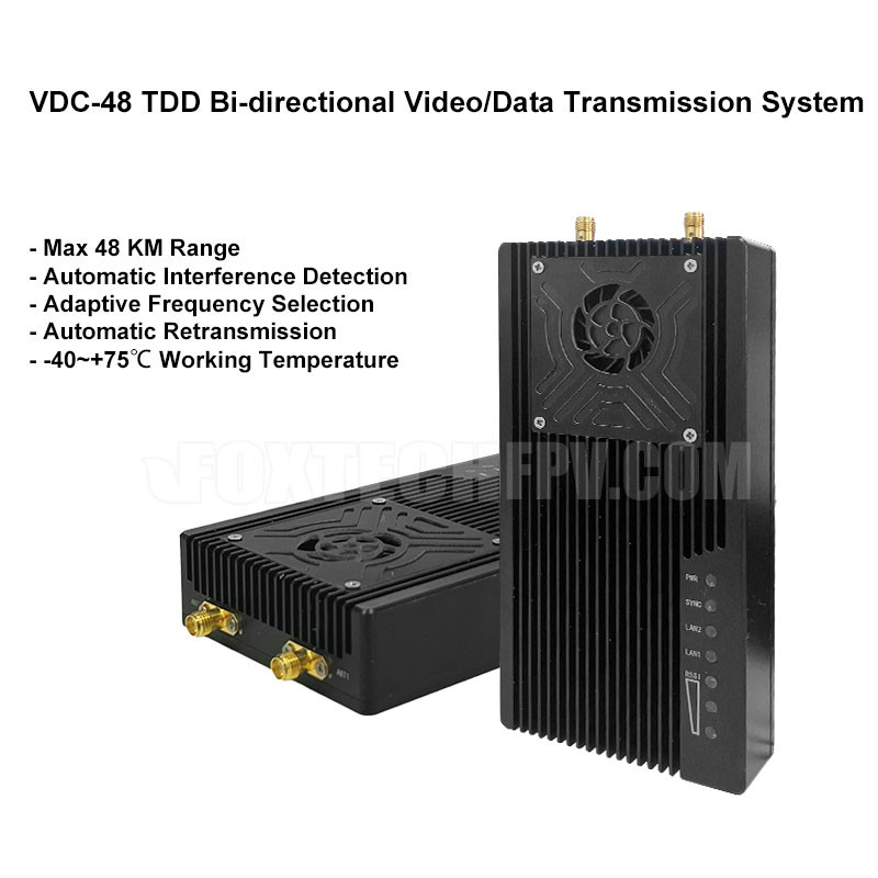 UHFビデオトランスミッター EVT-2500 VDC-48 TDD Bi-directional Video/Data Transmission System