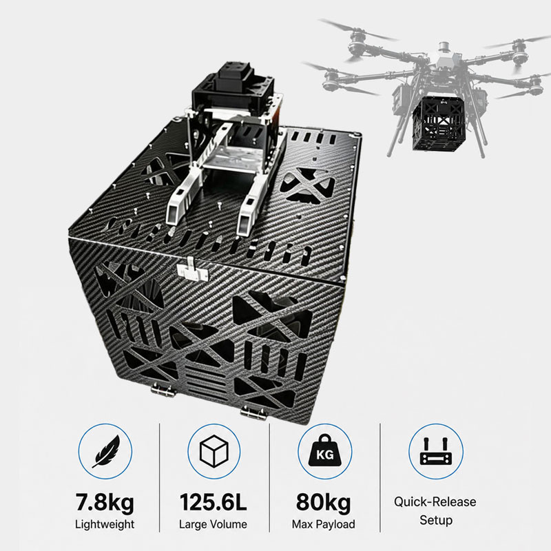 DJI FlyCart 100 Cargo Box | 125.6L 80kg Heavy-Duty Box