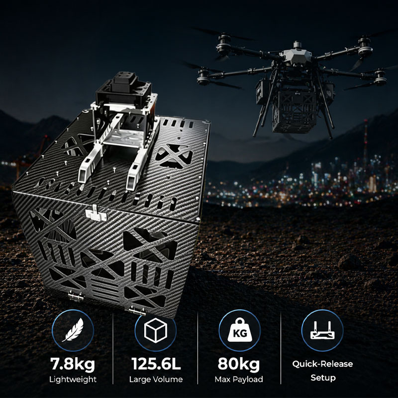 DJI FlyCart 100 Cargo Box | 125.6L 80kg Heavy-Duty Box