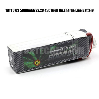 22.2V G-TECH 6S 8000mAh 25C Lipo Battery with Amass AS150