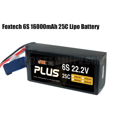 Tattu 22.2V 6S 16000mAh 25C Lipo Battery for Drone UAV