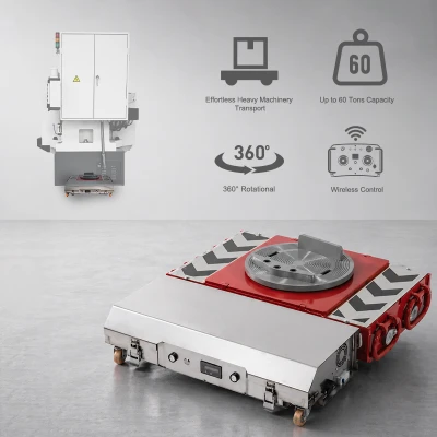 360° Rotational Heavy-Duty Electric Load Moving Skate Tank