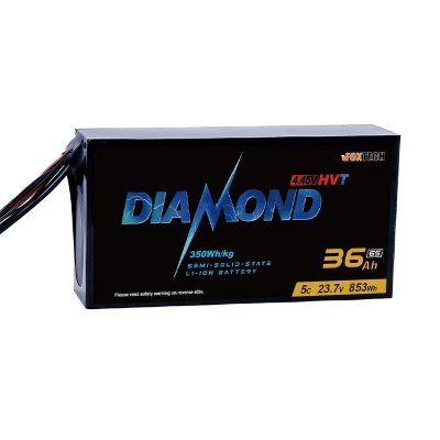 Diamond 350Wh/kg Series 4.45V Ultra-Low Temperature Semi-Solid-State Li-ion UAV Drone Battery