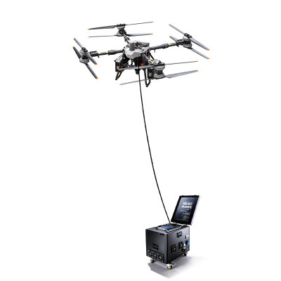 T-FC100 MINI Tethered Power Solution for DJI FlyCart 100 | 6+ Hours Continuous Power for Aerial Monitoring, Security, Nighttime Operations