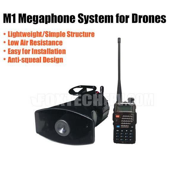 M1 Wireless Megaphone System for Drone