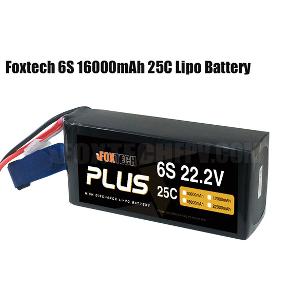 6S 16000mAh 25C Lipo Battery for Multicopter/Helicopter/Plane